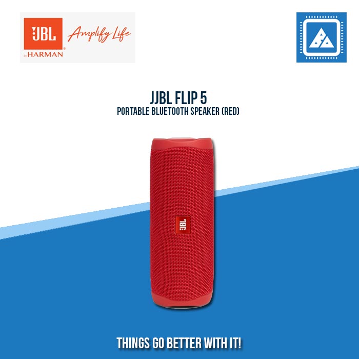 JBL FLIP 5 PORTABLE BLUETOOTH SPEAKER (RED) JBL FLIP 5 PORTABLE BLUETOOTH SPEAKER (RED)